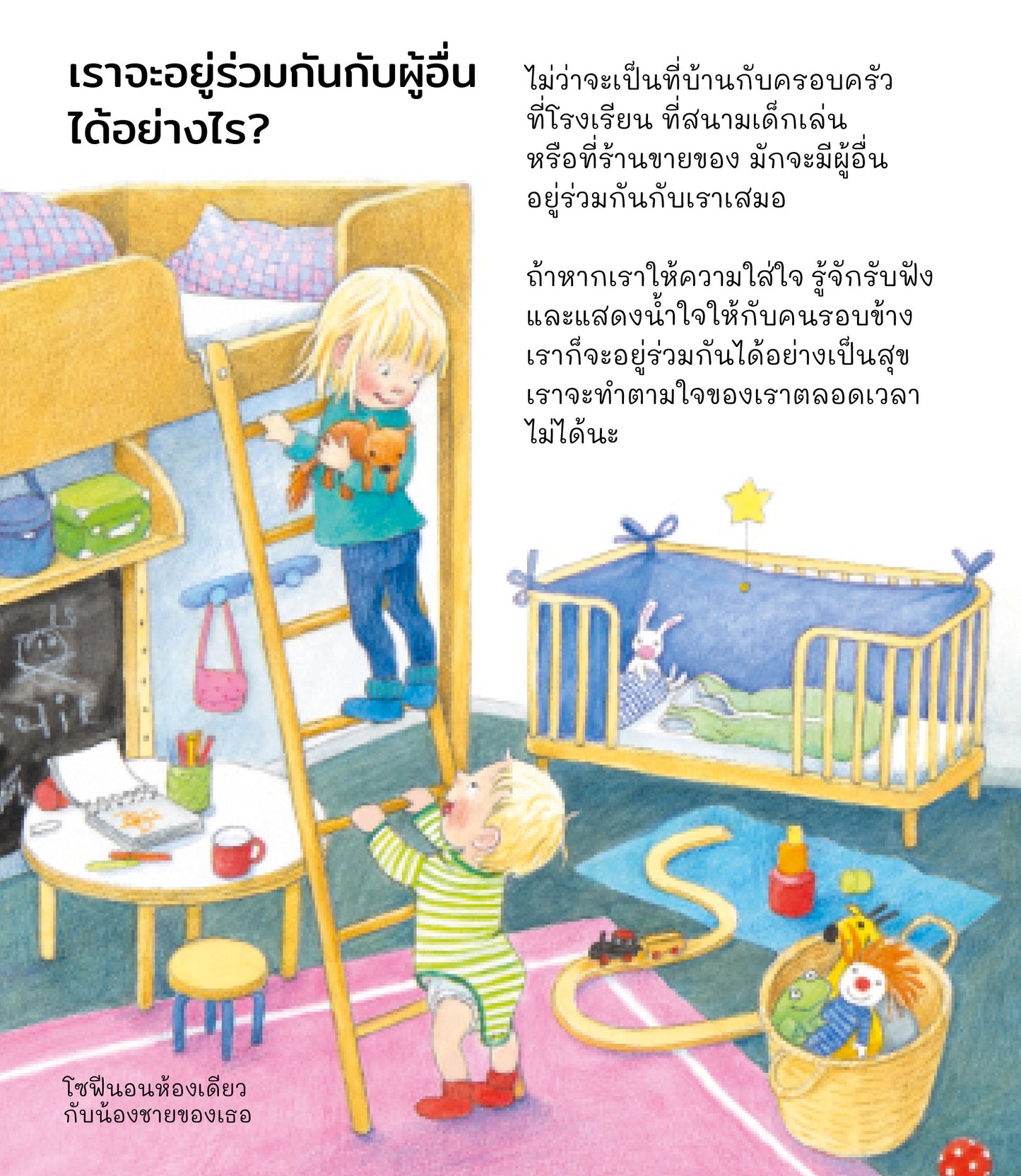 ช่วยเหลือ แบ่งกัน เข้ากันกับเพื่อน (ชุดเพราะอะไรกันนะ)